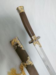 サンプル品 繍春刀B アルミ合金刀身 武術古剣シリーズ④ 模造刀 中国剣 太極拳演武用