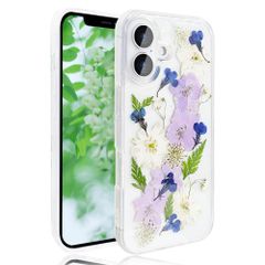 【特価セール】(2024) ドライフラワー 薄型 軽量 真花 透明 ソフト 花柄 TPU 耐衝撃 お洒落 かわいい 綺麗 美しい クリア 本物の花 花びら ケース キラキラ 銀箔 iPhone16 デザイン レディース 女性 対応 人気 アイフォン16 スマホ