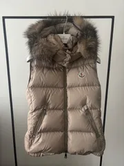 モンクレール★GALLINULE★ガリヌール★ベージュ0★最高級ファー★美品★国内正規品