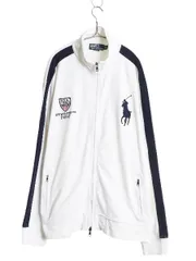 【お得なクーポン配布中!】 ビッグポニー アメリカ 代表 ポロ ラルフローレン トラック ジャケット メンズ XXL / フルジップ スウェット トレーナー 大きいサイズ 限定