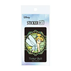 【 新品 未開封 】   PGA ステンドグラス調 ステッカー (ICカード対応) Premium Style ティンカー・ベル PG-DSTK37TNK 未使用 送料無料