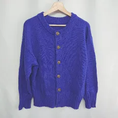 ◇ ⊇ ROPE PICNIC ロペピクニック 長袖 カーディガン サイズ38 ブルー レディース E  【1409100059618】