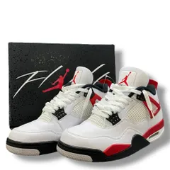 29cm NIKE AIR JORDAN 4 RETRO Red Cement DH6927-161 スニーカー