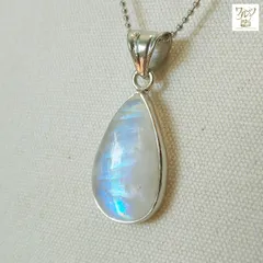 レインボームーンストーン ネックレス【シルバー925・45cm】