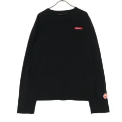 美品 MILKFED. ミルクフェド バックプリント 長袖 Tシャツ 1 ブラック ロンT レディース 古着