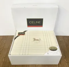 【未使用】CELINE セリーヌ 綿毛布 140×200 洗える ギフト 箱 Yahoo!オークション -「セリーヌ 綿毛布」の落札相場・落札価格