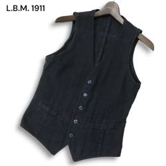 良品】L.B.M.1911 コットンx ポリウレタン ジレ (44R) - メルカリ