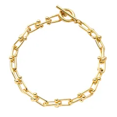 【ゴールド×ワンサイズ】[Cream dot. クリームドット公式] ブレスレット レディース  マンテル リンキングチェーン リンクチェーン オーバル スフィア 大人 シンプル  のサムネイル