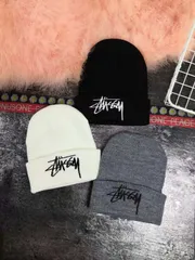 2024年最新】stussy ニット帽 グレーの人気アイテム - メルカリ