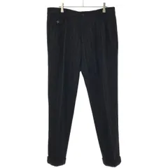 DOLCE&GABBANA ドルチェ＆ガッバーナ シャドウストライプウールスラックスパンツ G3QIHX/FR2PN ブラック 46のサムネイル