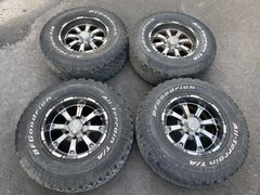 手渡しのみ 宮城県 美品 LT285/65R18 グッドリッチ KO3 ホイール