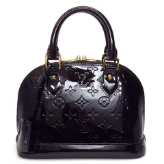 ルイ・ヴィトン Louis Vuitton ハンドバッグ ショルダーバッグ アルマ BB M91678 アマラント モノグラム ヴェルニ ゴールド金具 【中古】