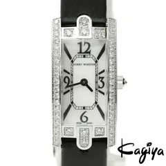 HARRY WINSTON ハリー・ウィンストン アベニューC ミニ  AVCQHM16WW024 750 シェル文字盤 箱・保証書付き ダイヤベゼル Avenue C Mini レディース 腕時計のサムネイル