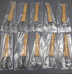 本種 鋏 はさみ 6寸（18㎝） の未使用保管品 10個セット　送料無料