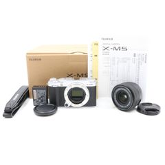 【ほぼ新品】 FUJIFILM 富士フィルム X-M5 XC 15-45mm レンズキット シルバー ショット数1,170 枚!