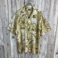 OLD UNIQLO 80s ユニクロ オープンカラー 半袖 アロハ シャツ L