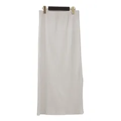 NOBLE ノーブル スカート グレージュ サイズ:40(L) | 24春夏 トタン テレコ タイトスカート | ニット ロング丈 ウエストゴム スリット リブ コットン | 日本製 | ボトムス【レディース】【中古】