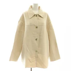 ザラ ZARA ウール混シャツジャケット コート アウター M ライトベージュ /NR ■OS