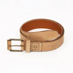 メンズベルト Timberland ティンバーランド 40mm 極太 本革 -GENUINE LEATHER-  ナチュラル レザー ベルト タン USA直輸入モデル 75392 送料無料