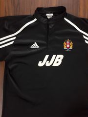 90s adidas 1998 wigan warriors ラグビー ジャージ ユニフォーム 2XO 黒