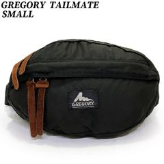 GREGORY バッグ グレゴリー テールメイト ナイロン ブラック Sサイズ GREGORY TAIL MATE メイドインUSA 旧ロゴ ビンテージ 中古品 ユーズド 匿名配送 日本国内流通の正規品です アメリカ カリフォルニア 名品 オリジナル 黒