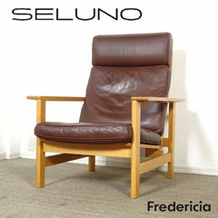 ◾︎SELUNO◾︎ 【展示良品】Fredericia(フレデリシア) 2461 ハイバック イージーチェア / オーク材・本革 40万 c868