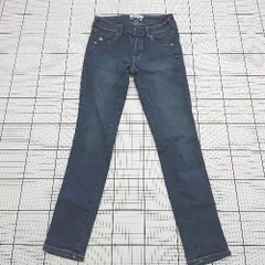 ◇ Θ SOMETHING サムシング EDWIN エドウィン カジュアル スキニーパンツ サイズ28 ネイビー系 レディース E  【1508250006081】