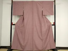 平和屋着物■上質な紬　草花文　正絹　逸品　AAAQ1078ru