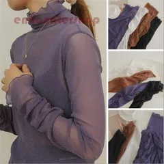 ブラウス レディース オフィス レース トップス レースブラウス 長袖 春 秋 冬 きれいめ 透かし雕り ハイネック 大人 可愛い 通勤 チュール