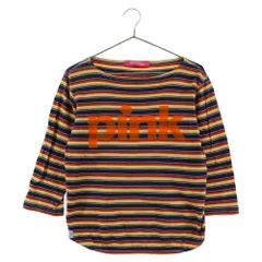 JUNYA WATANABE COMME des GARCONS (ジュンヤワタナベ コムデギャルソン) PINKロゴプリント長袖Tシャツ UK-T002 マルチ レディースのサムネイル