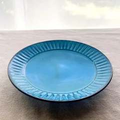 【撮影サンプル品】浜陶【波佐見焼】BLUE彫　フルーツ皿　平皿　取り皿のサムネイル