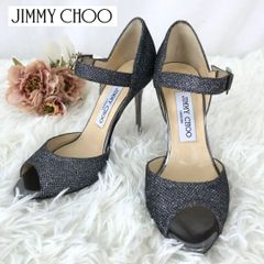 ジミーチュウ　ベージュ　エナメルヒール　サイズ表記「35 1/2」22.5-23 JIMMY CHOO - 美品 ジミーチュウ JIMMY CHOO パンプス エナメル