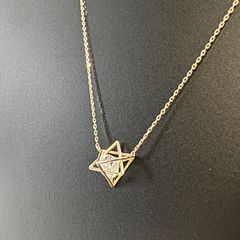 スタージュエリーK10ネックレススターモチーフ