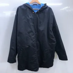 NIKE/ナイキ リバーシブルジャケット ナイロンジャケット フリースジャケット フード エンボス アウター オーバーサイズ ビッグシルエット MALAYSIA製 メンズ L ブルー/ネイビー/ブラック