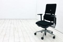 プリーズチェア スチールケース 中古 Steelcase 中古オフィス家具 OAチェア ブラック 468200MP 【A000003320】