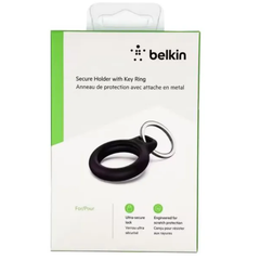 Belkin ベルキン F8W973BTBLK AirTag用キーリング保護ケース ブラック