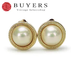 【中古】 クリスチャンディオール イヤリング メタル フェイクパール ゴールド メッキ アクセサリー レディース 女性 Christian Dior