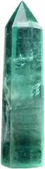 sugarello フローライト 蛍石 六角柱 天然石 置き物 Fluorite 天然蛍石原石 グリーン ポイント六角柱 ヒーリング インテリア 装飾石 9～10cm(グリーン,  Large)