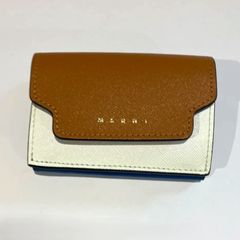MARNI マルニ キーリング付き ミニポーチ 小物ケース イエロー ベージュ MARNI マルニ キーリング付き ミニポーチ 小物ケース イエロー