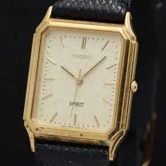 稼動品　SEIKO セイコー　1Pダイヤ　ゴールド　腕時計　スクエア　ボーイズ 稼動品 SEIKO セイコー 1Pダイヤ ゴールド 腕時計 スクエア