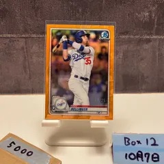 2020 Topps Bowman Chrome Cody Bellinger 08/25 LOS ANGELES DODGERS Orange  カード
