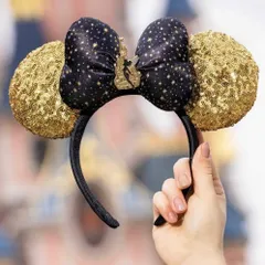 ◆パリディズニー◆30周年記念グッズ スパンコールカチューシャ ティンカーベル