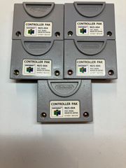【ジャンク品】NINTENDO64 コントローラーパック NUS-004 5点セット ニンテンドー64 N64