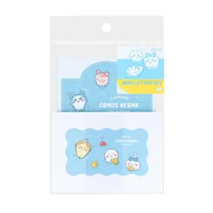 【メール便】ちいかわ 手渡し手紙セット ミニレターセット フルーツポンチ COMIC SCENE サンスター文具 ミニ便箋＆ミニ封筒 キャラクター グッズ 