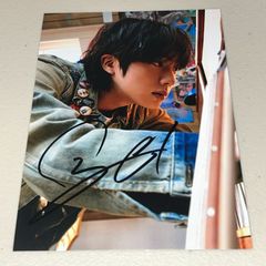 JIN(BTS) 直筆サイン「ECHO」 スチール写真(2Lサイズ)