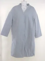 ◇ KBF アーバンリサーチ 長袖 ノーカラー コート サイズO ラベンダーグレー レディース  【1206160008842】