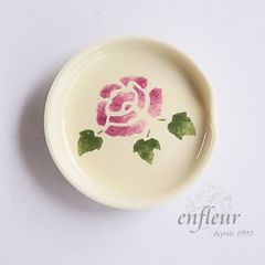 【マニー】 ローズ陶器 スプーンレスト  2個セット