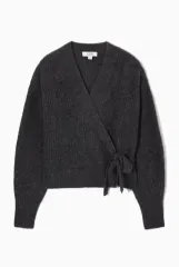 【希少】COS ニットカーディガン　ブラック　XS 2025年最新】COS レディース カーディガン・ボレロ