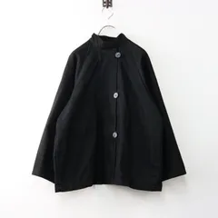 群言堂ノースリーブ ハイネックチュニック 黒×ダークグリーン