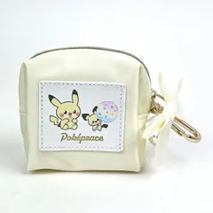 ポケットモンスター ピカチュウ＆ピチュー カラビナ付ミニポーチ イエロー 小物入れ ポケピース ポケモン